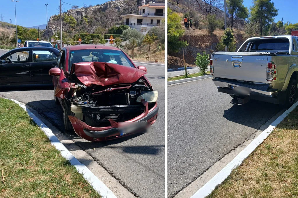 Χασιά: Νέο τροχαίο στην λεωφόρο Φυλής ευτυχώς χωρίς τραυματίες – Εξαφανίστηκε ο Ρομά που το προκάλεσε